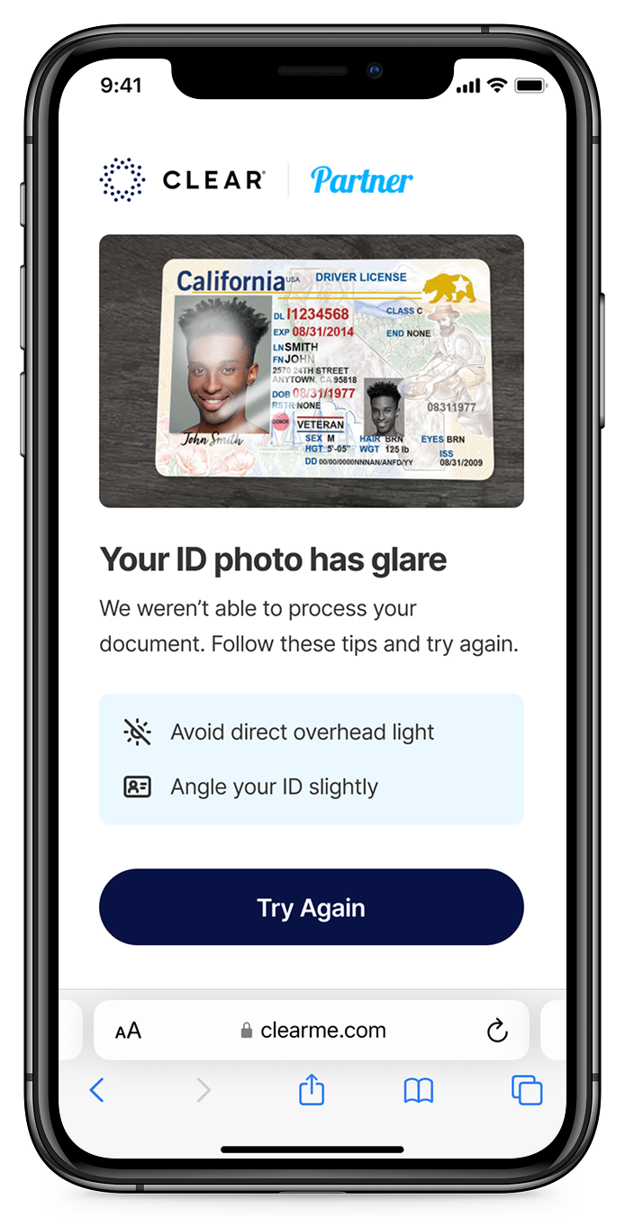 CLEAR intelligent error recovery flow