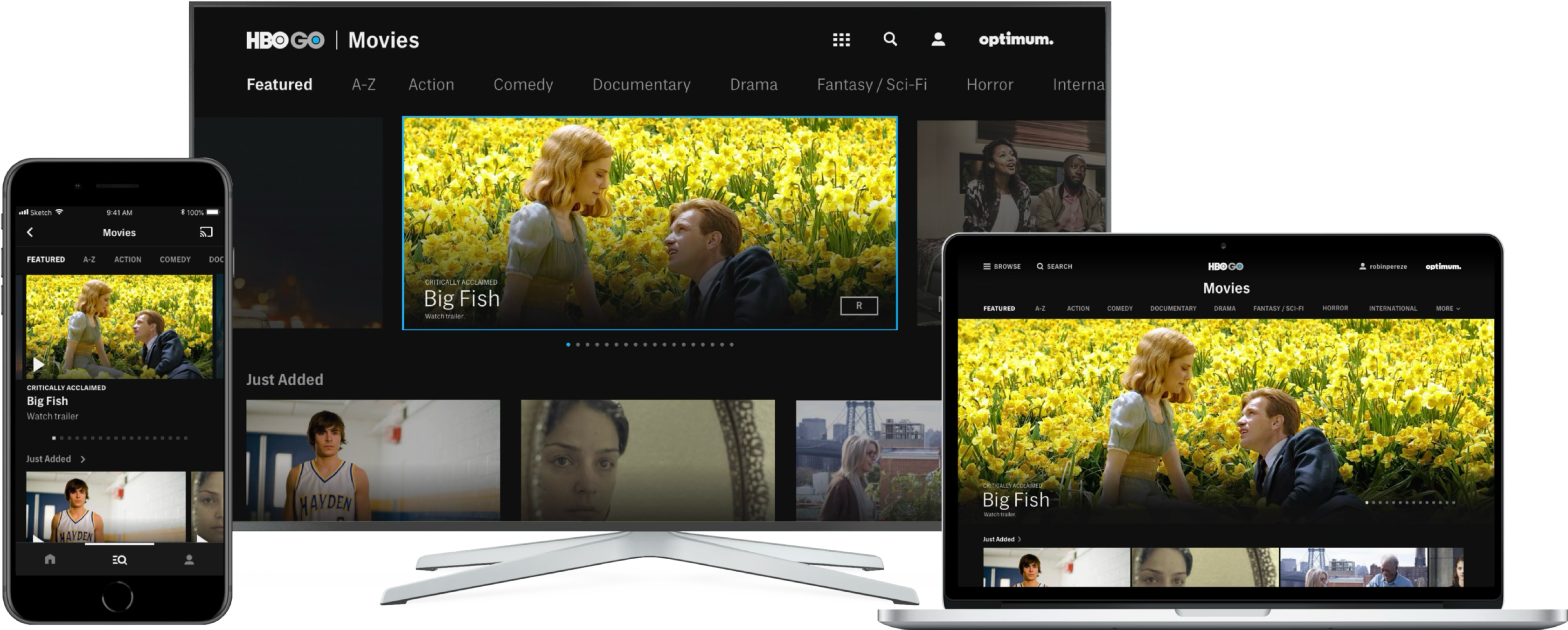 HBO cross-device experience